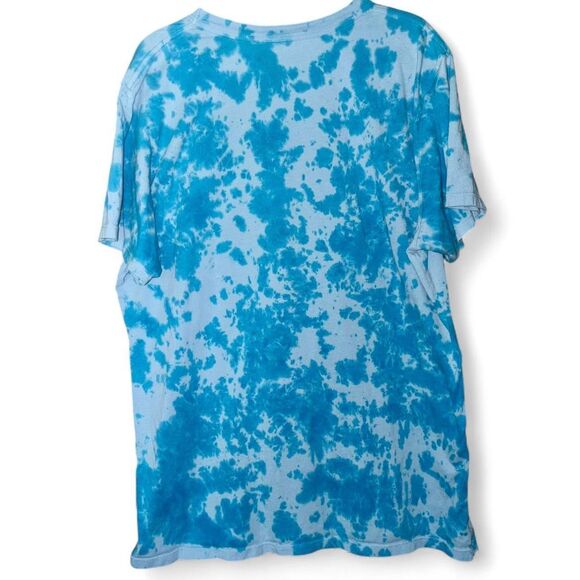 Unisex Big Bud Press Blue Tie Dye Logo 100% Cotton Tee 3X - Picture 4 of 5